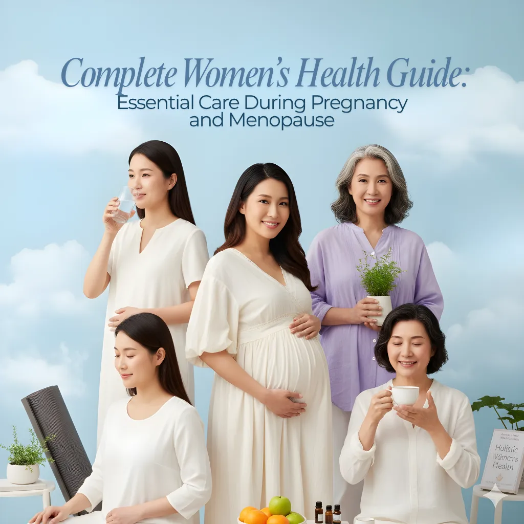The Complete Women's Health Guide: Essential Care During Pregnancy and Menopause