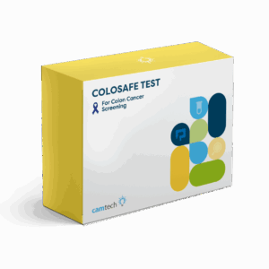 The Colosafe Test is a non-invasive stool DNA test kit designed to detect early signs of colorectal cancer by analyzing genetic markers. It offers a convenient, at-home alternative to a traditional colonoscopy with results in 5 working days.