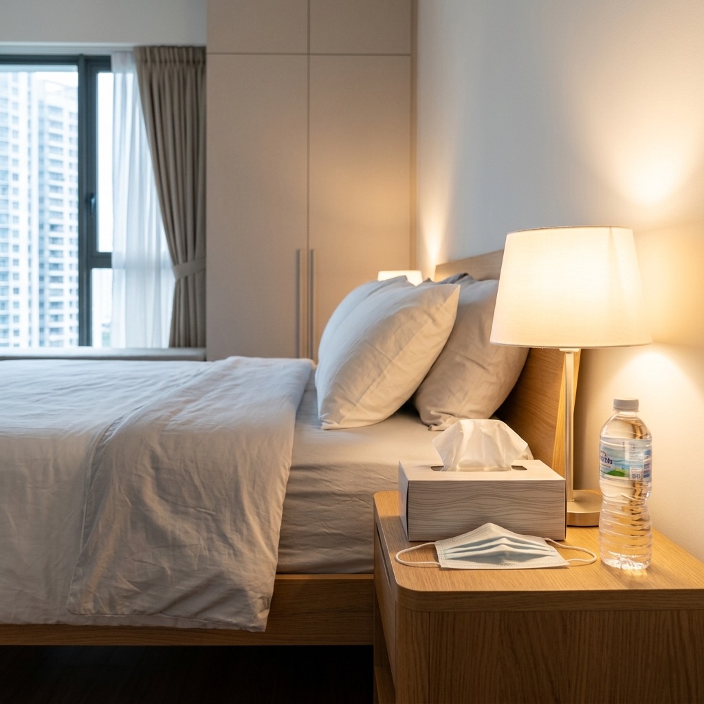 Clinical recovery environment for respiratory infection at home