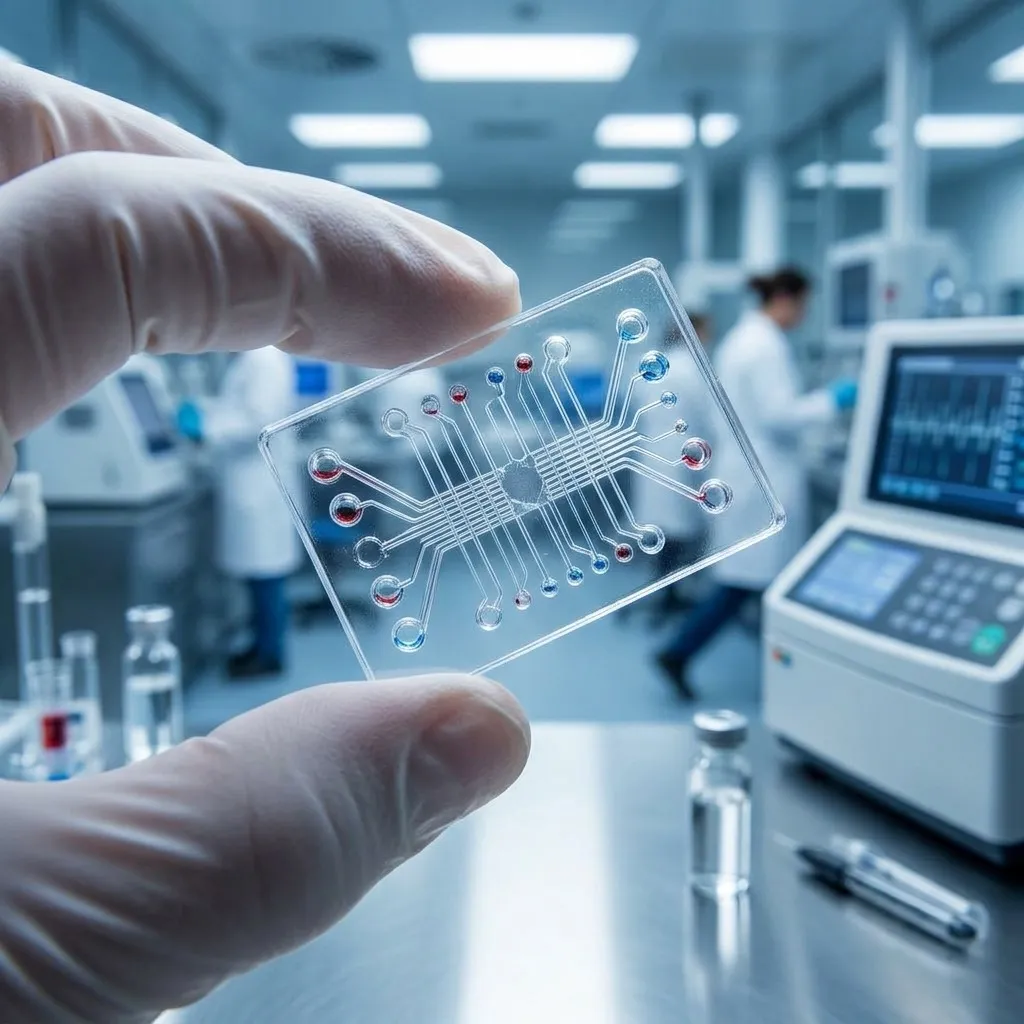 Microfluidic chip technology used for clinical diagnostics research