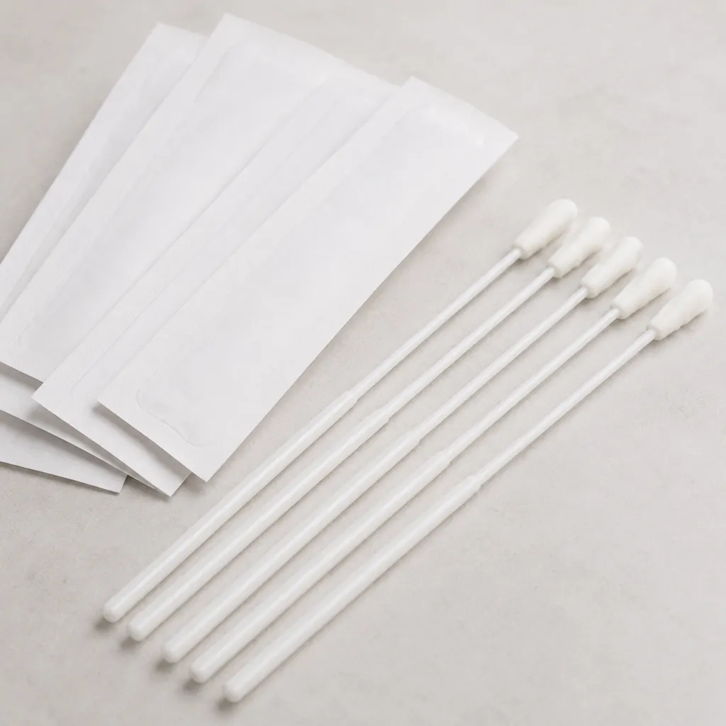 Sterile cheek swabs and sample envelopes for DNA collection.