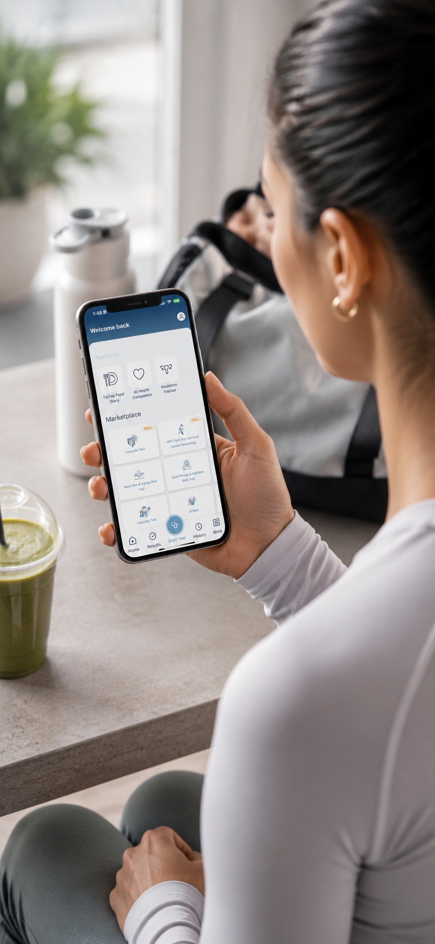 Camtech Health mobile app interface
