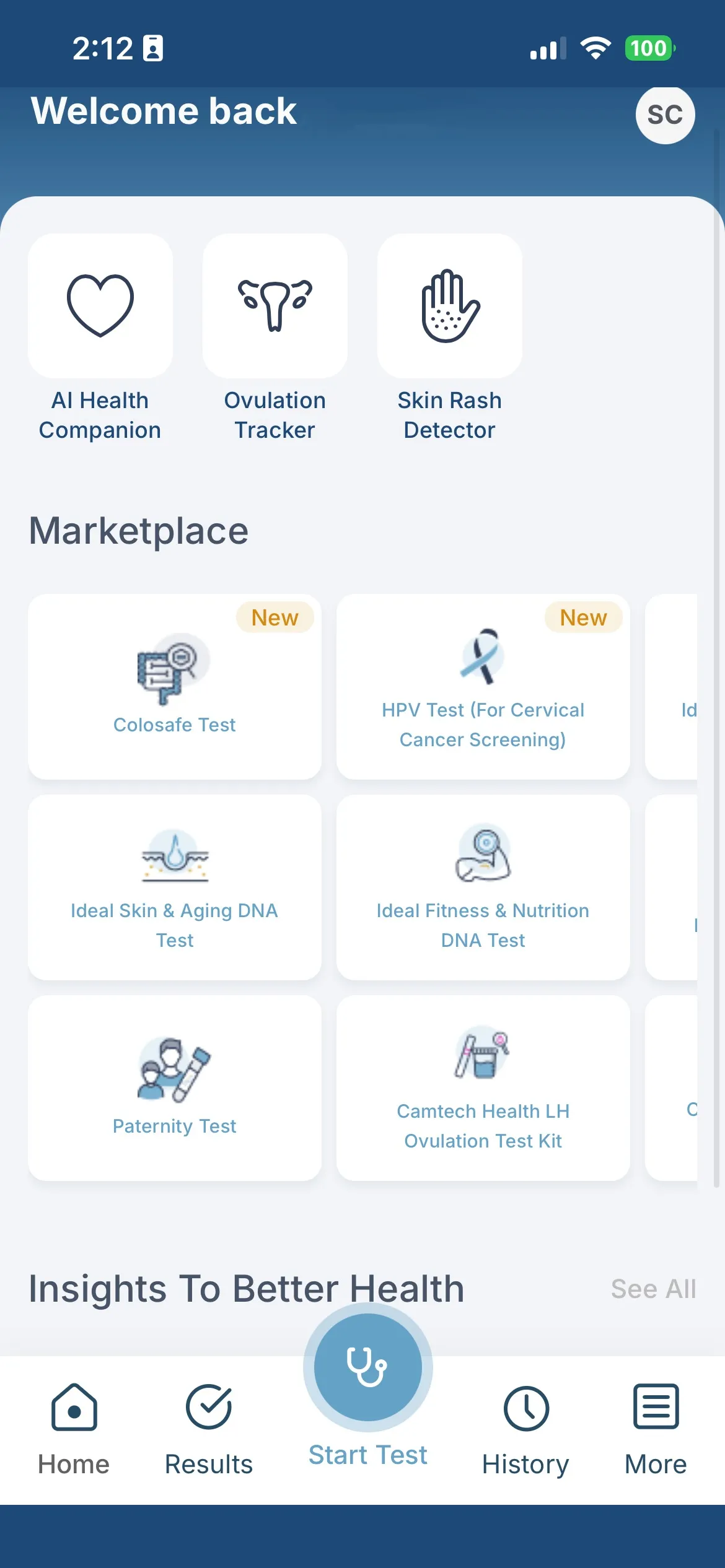 Camtech Health App
