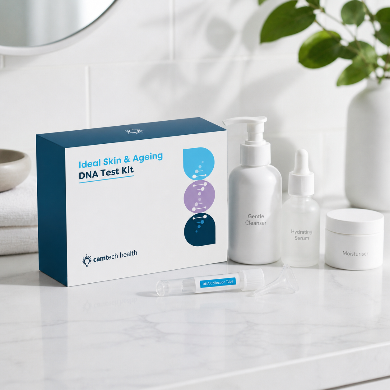 Reviewing skin-related genetic insights from a DNA wellness report