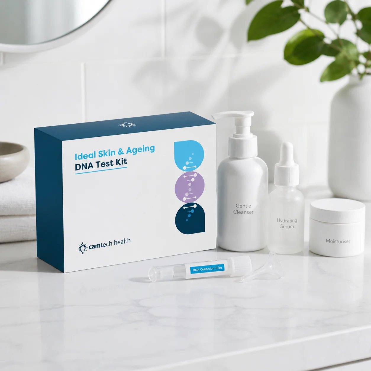 Reviewing skin-related genetic insights from a DNA wellness report