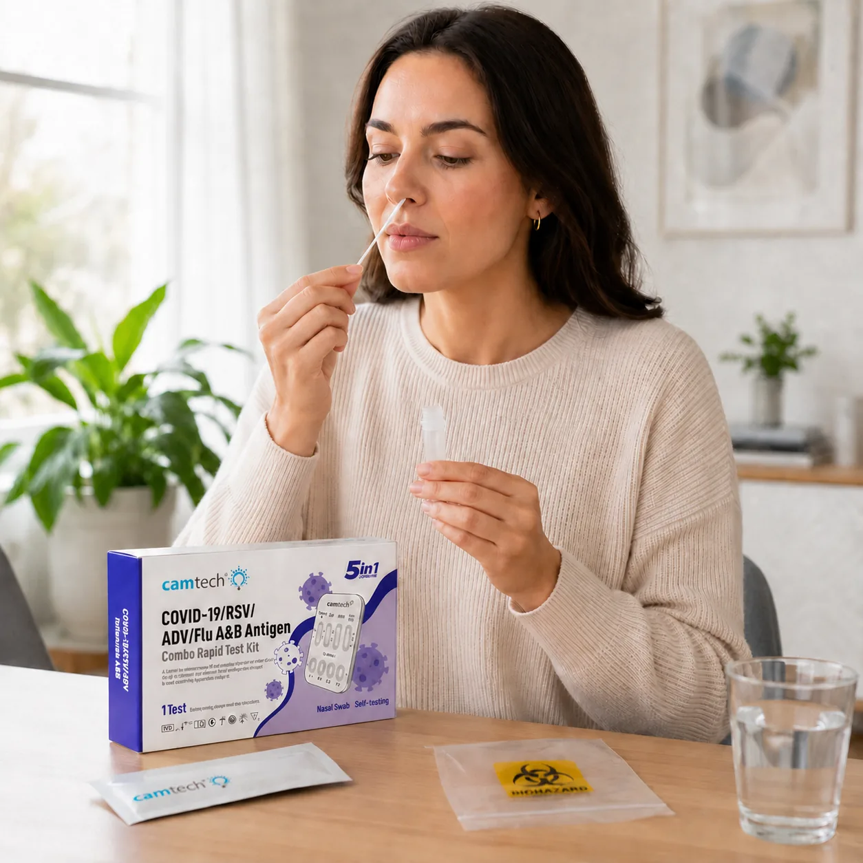 After an At-Home Test: From Sample to Secure Results